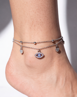 Nazaria Heart & Eye Anklet