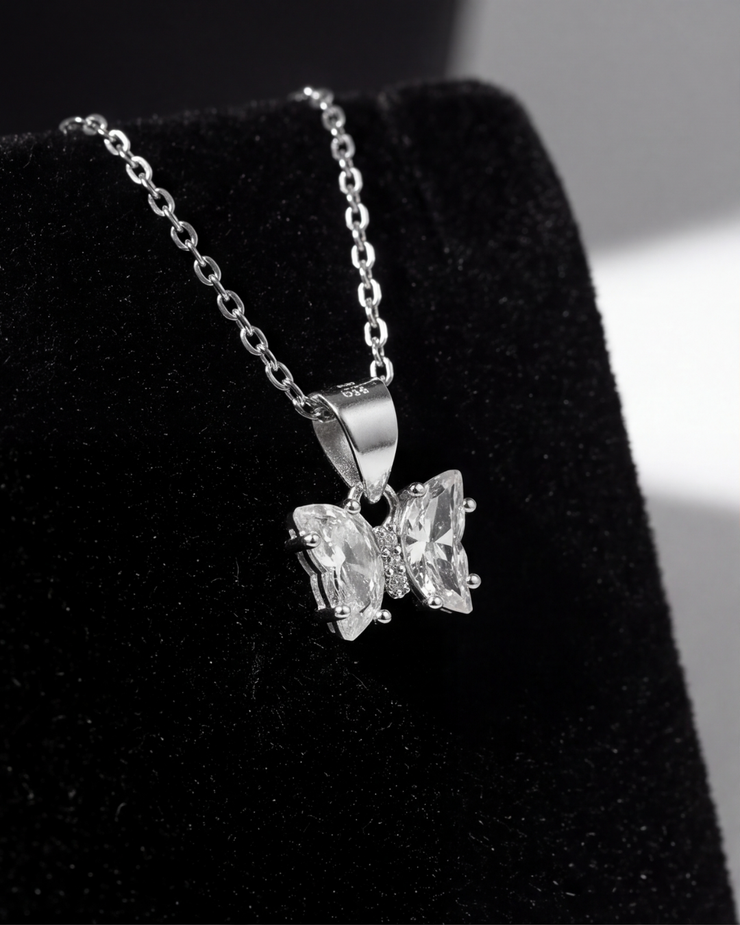 Crystal Butterfly Pendant