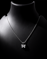 Crystal Butterfly Pendant