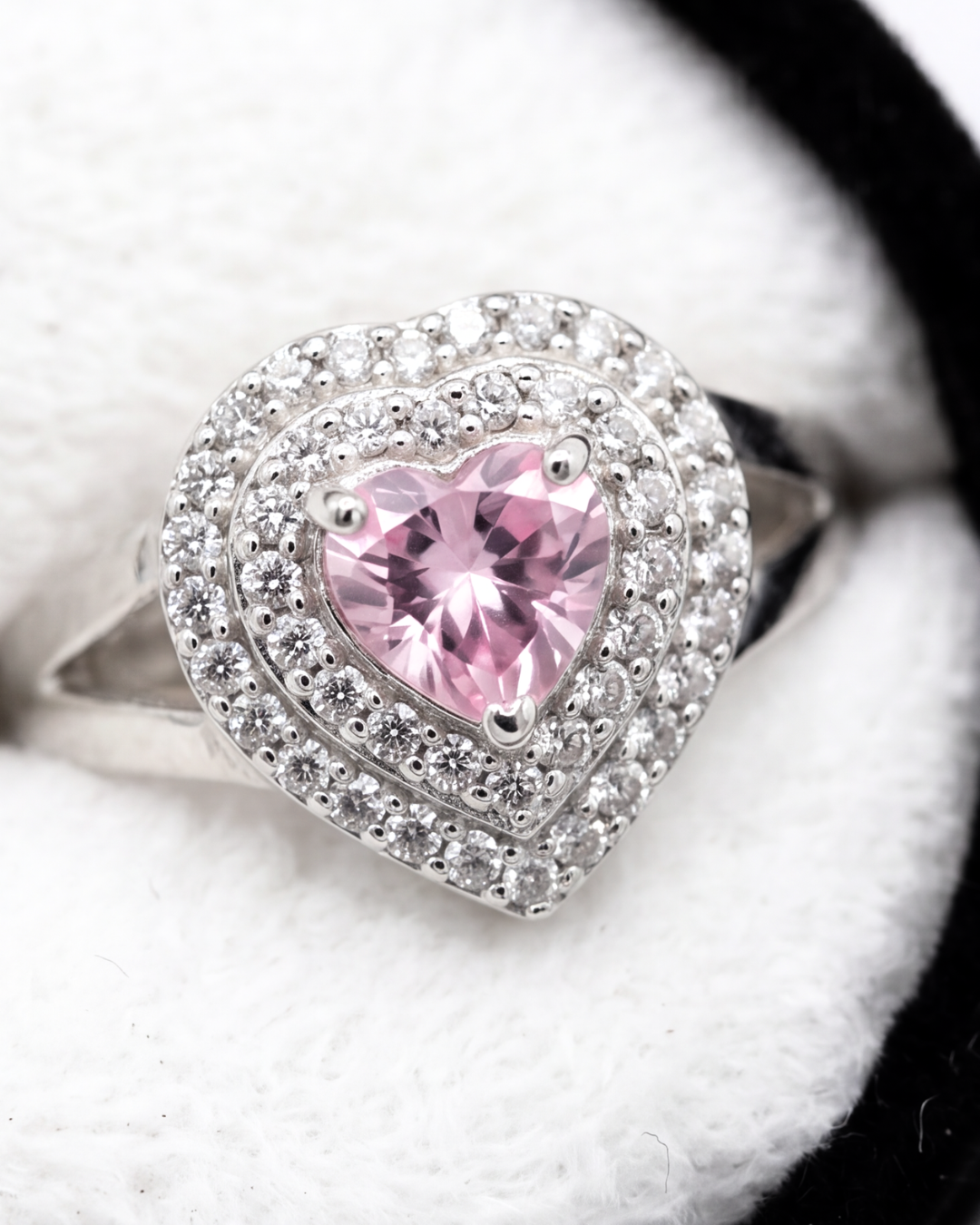 Rosé Amour Halo Ring