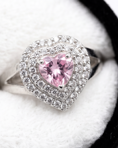 Rosé Amour Halo Ring
