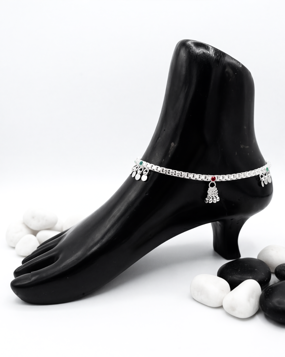 Roselle Tassel Anklet