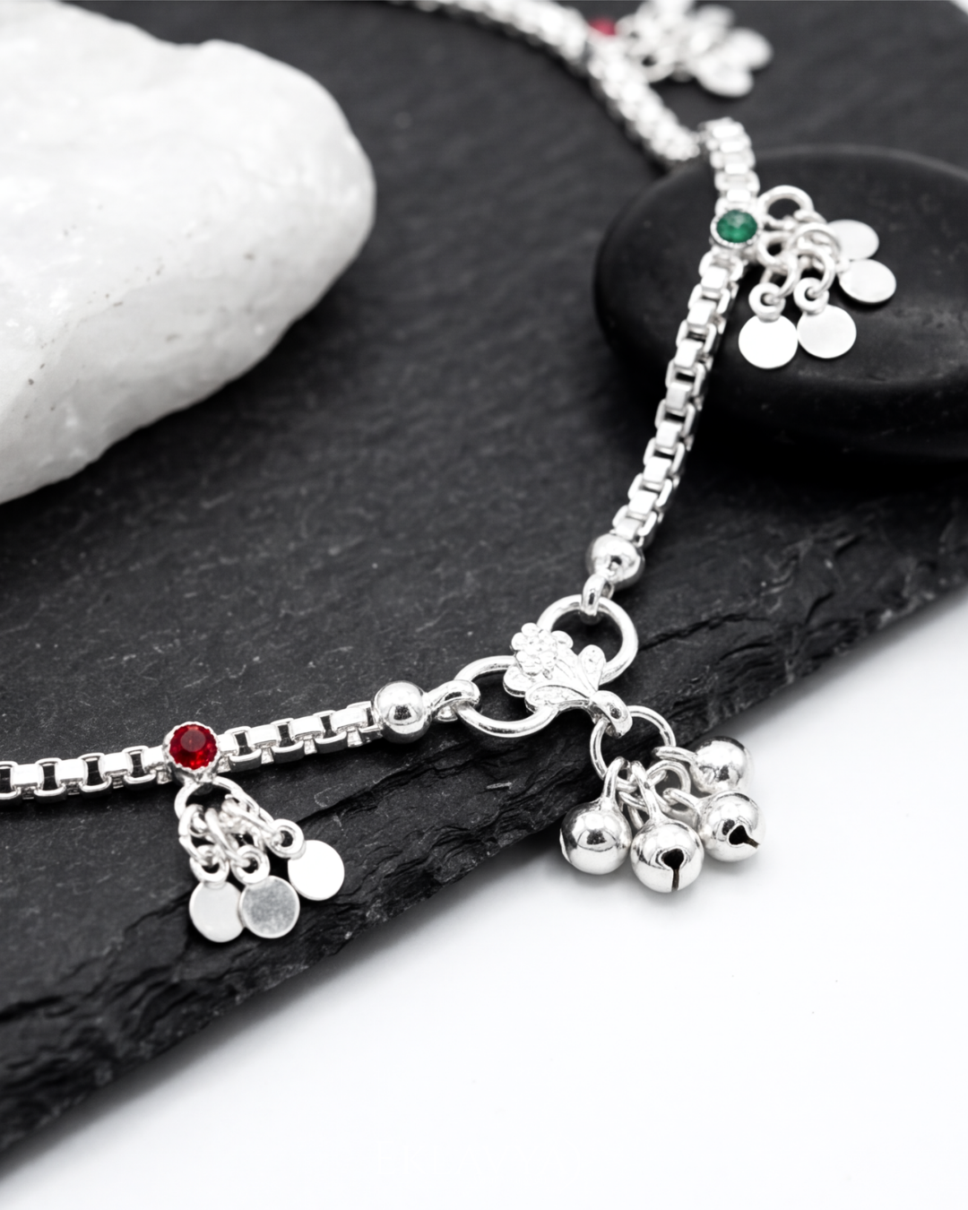 Roselle Tassel Anklet