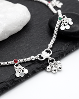 Eklavya Roselle Tassel Charm Anklet — catalog image 4