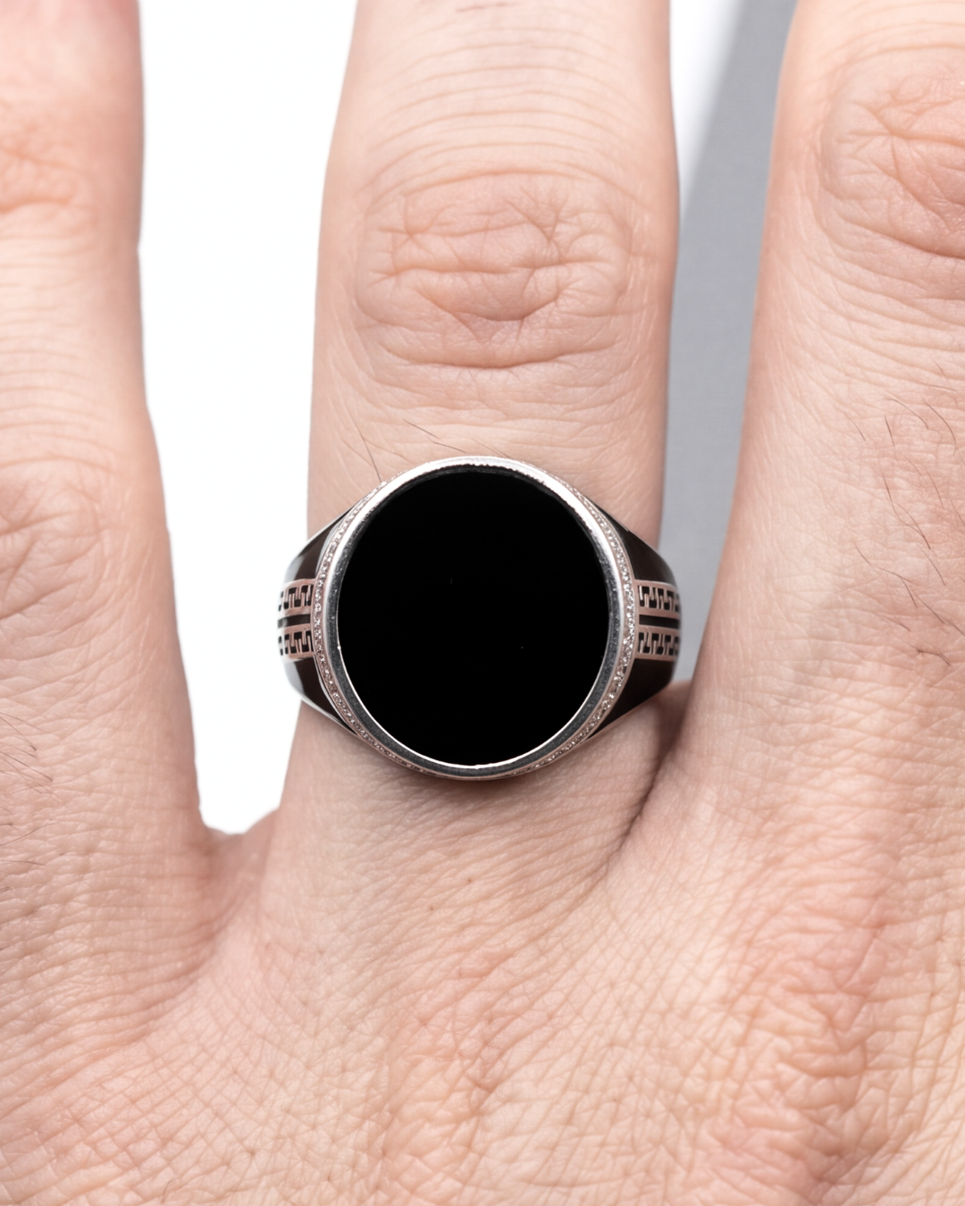 Noir Imperium Signet Ring