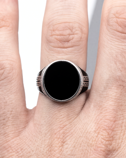 Noir Imperium Signet Ring