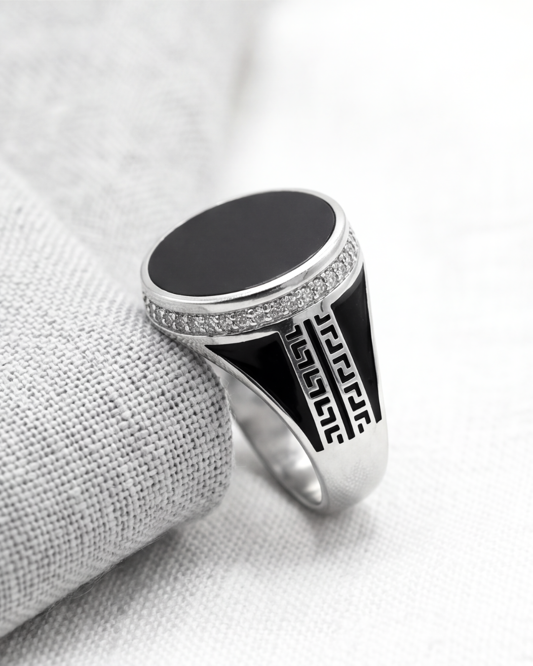Noir Imperium Signet Ring