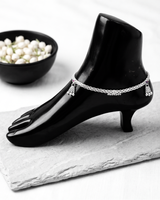 Celestine Tassel Anklet