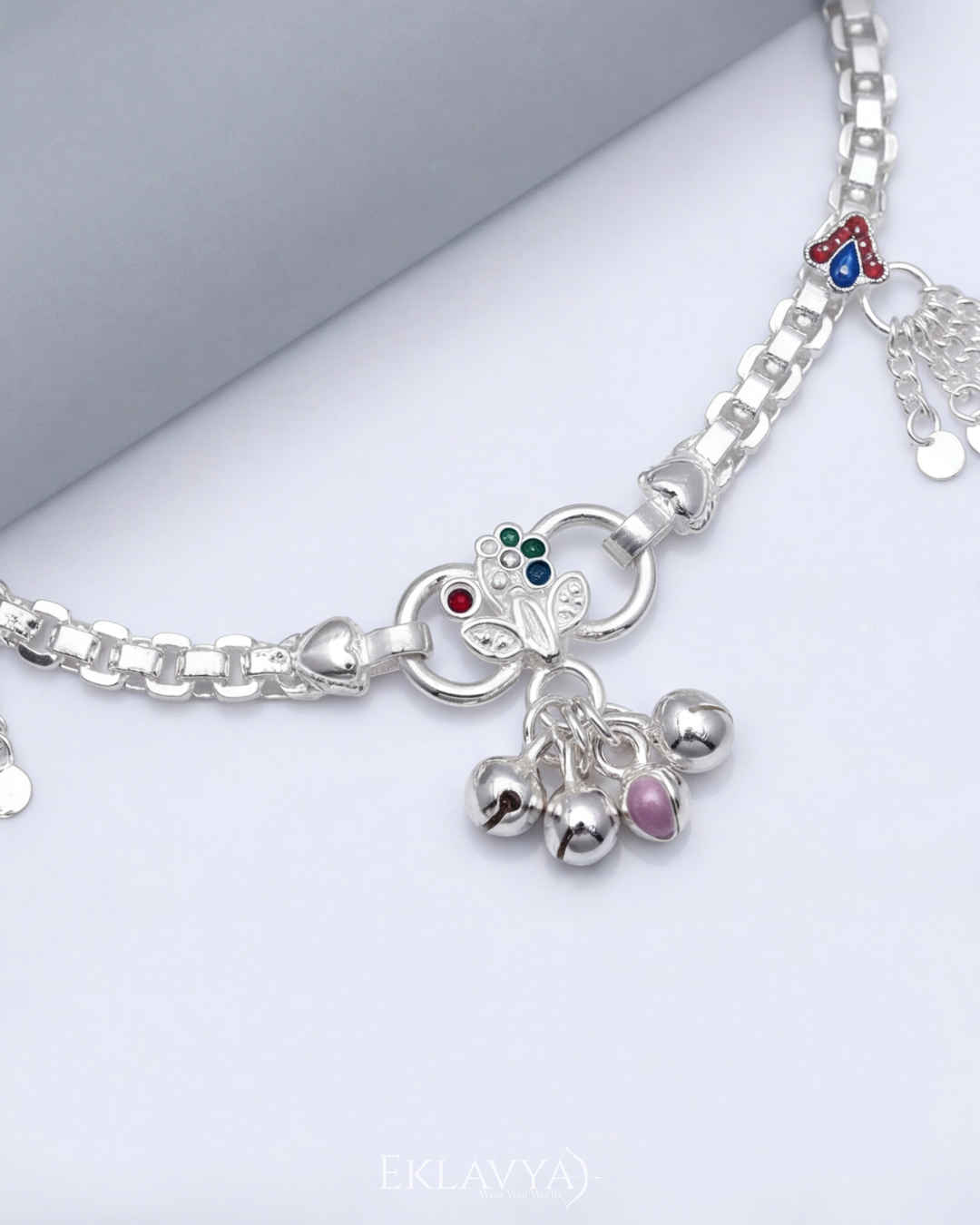 Celestine Tassel Anklet