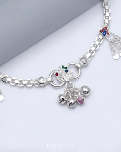 Celestine Tassel Anklet