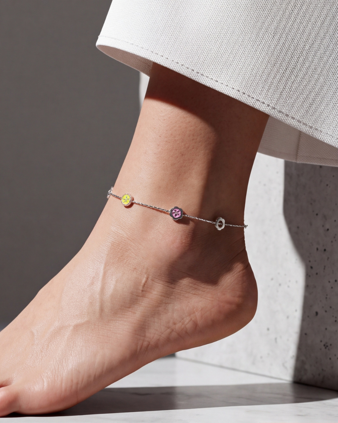 Bloom Charm Anklet