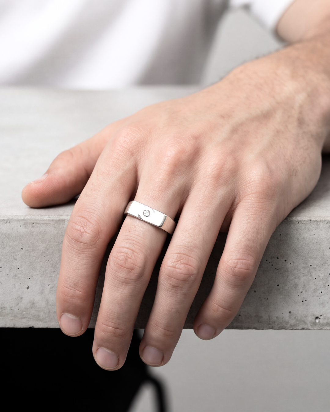 Sentinel Solitaire Ring