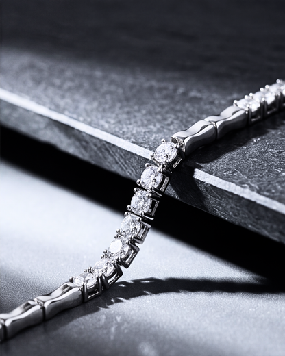 Elegant Textured Bar Bracelet