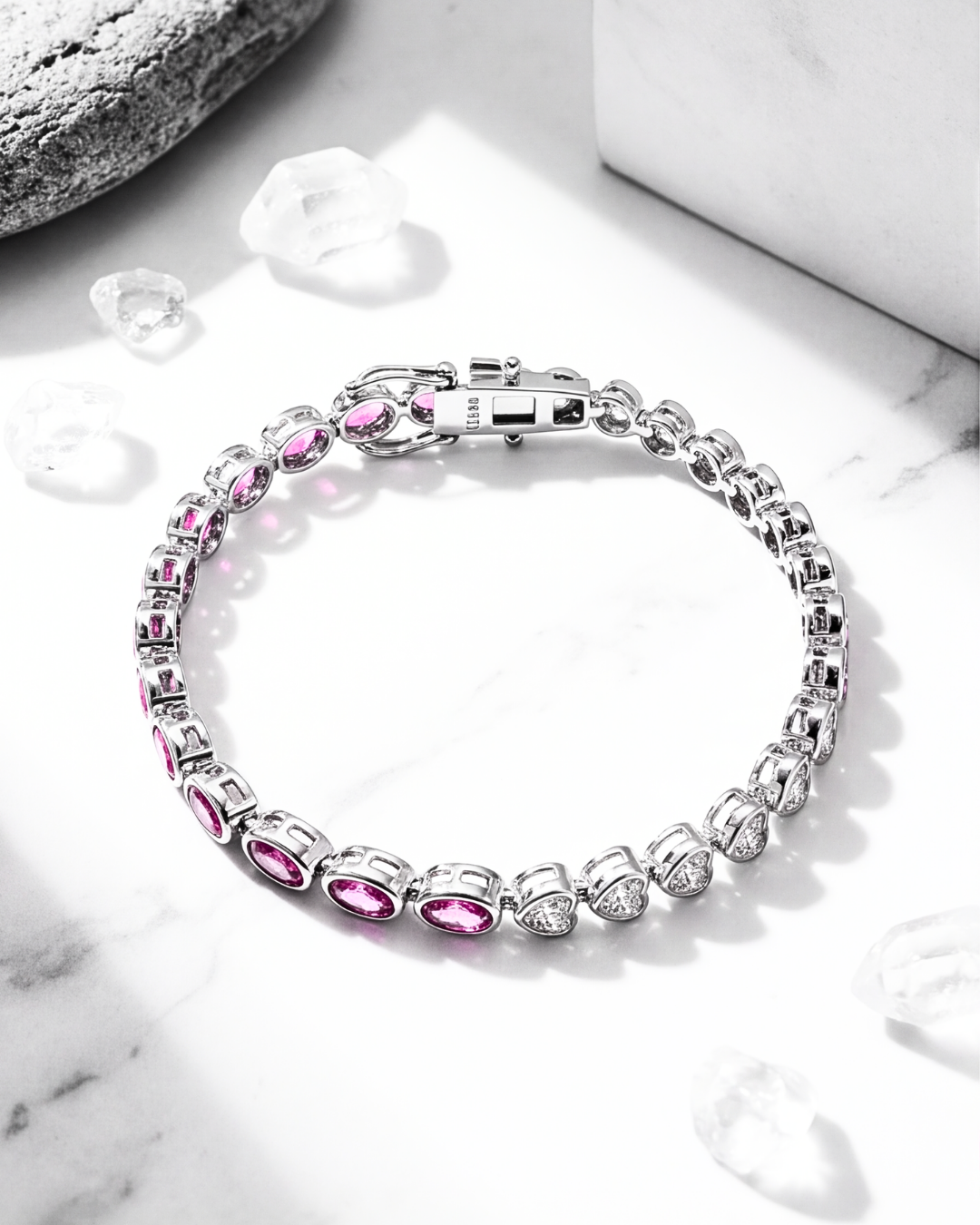 Ruby Radiance Tennis Bracelet