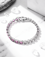 Eklavya Ruby Radiance Tennis Bracelet — catalog image 2