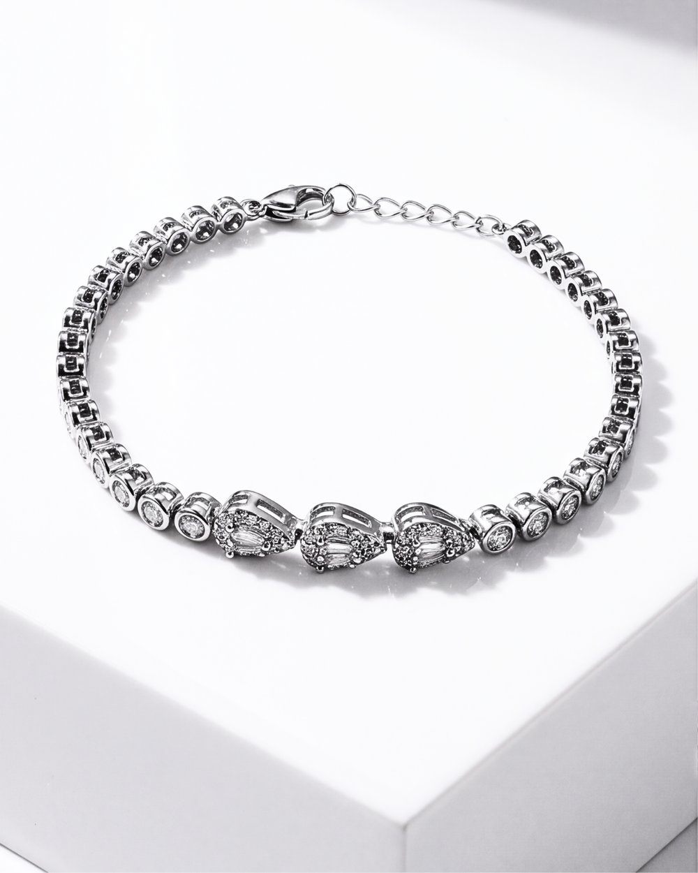 Celestial Teardrop Tennis Bracelet
