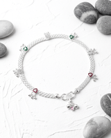 Eklavya Lavelle Pastel Charm Anklet — catalog image 3