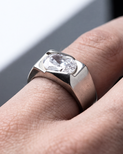 Imperium Solitaire Signet Ring