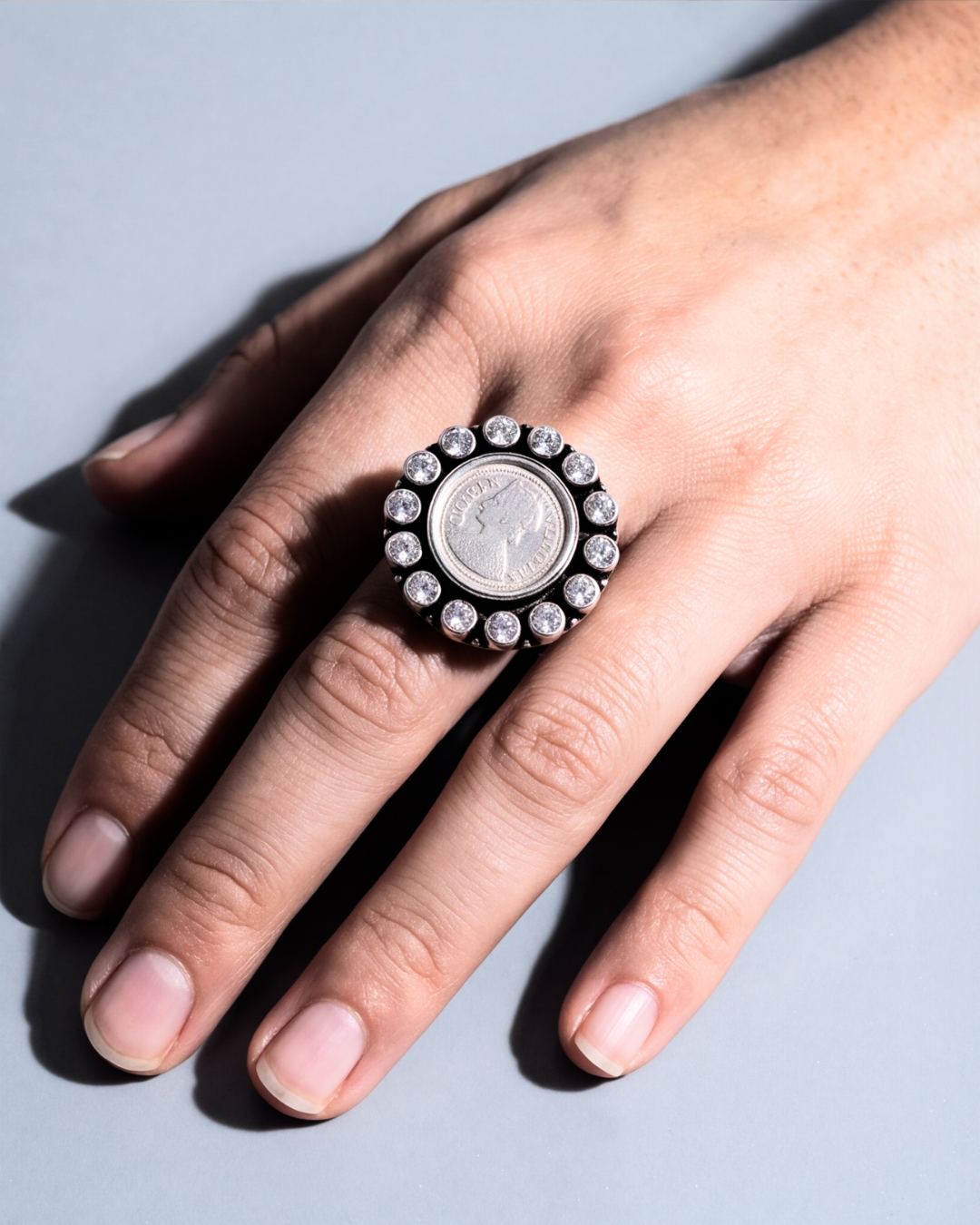 Eklavya Regal Medallion Ring — catalog image 3