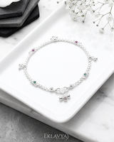 Eklavya Emerelle Gem-Inspired Bell Anklet — catalog image 3