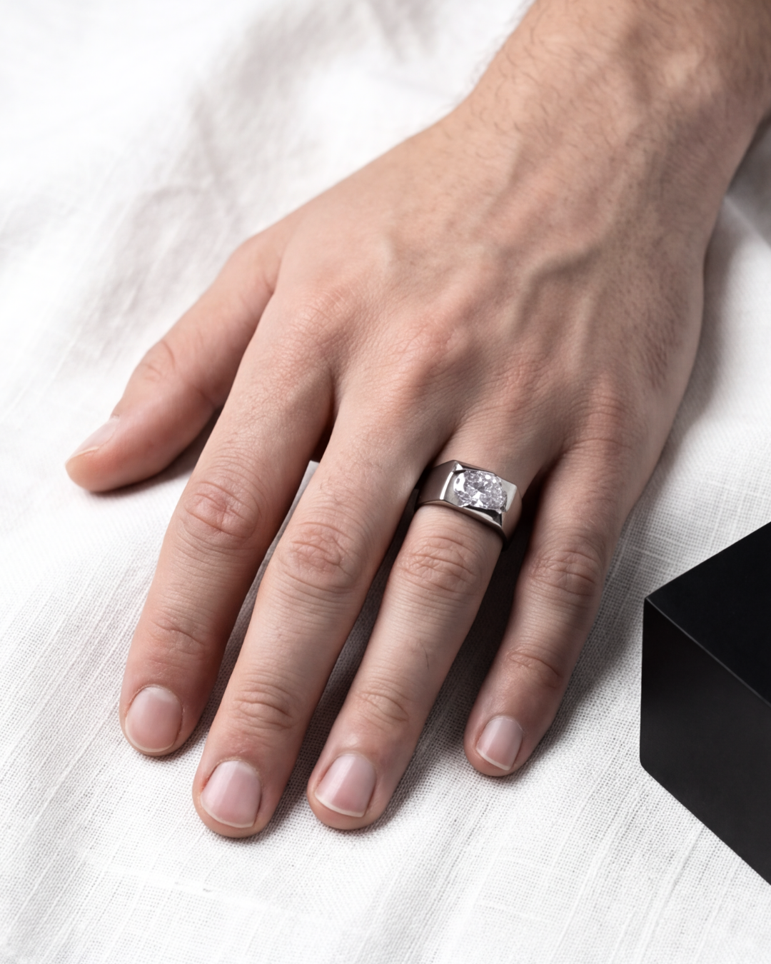 Imperium Solitaire Signet Ring