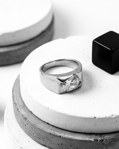 Imperium Solitaire Signet Ring