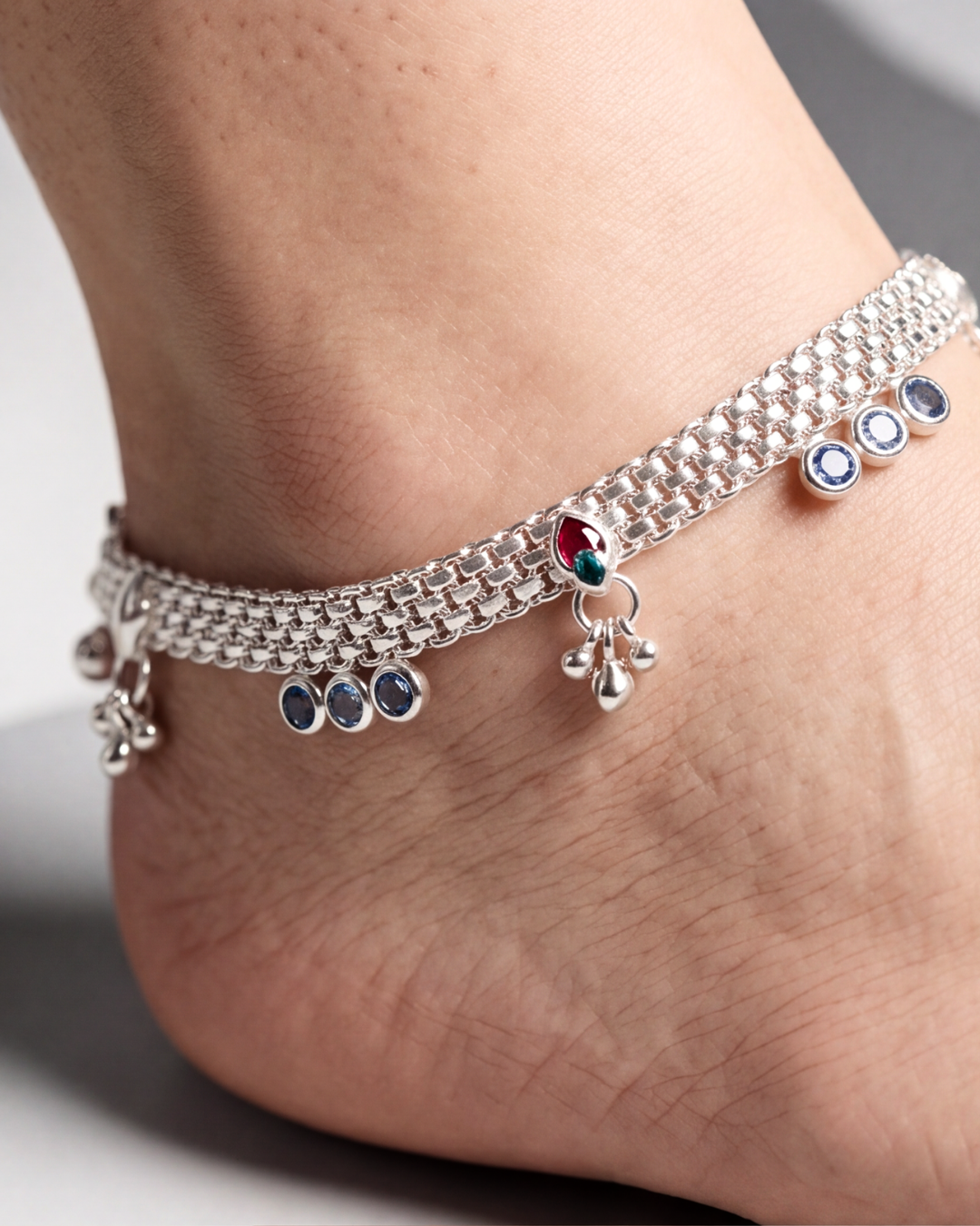 Sapphirea Charm Anklet