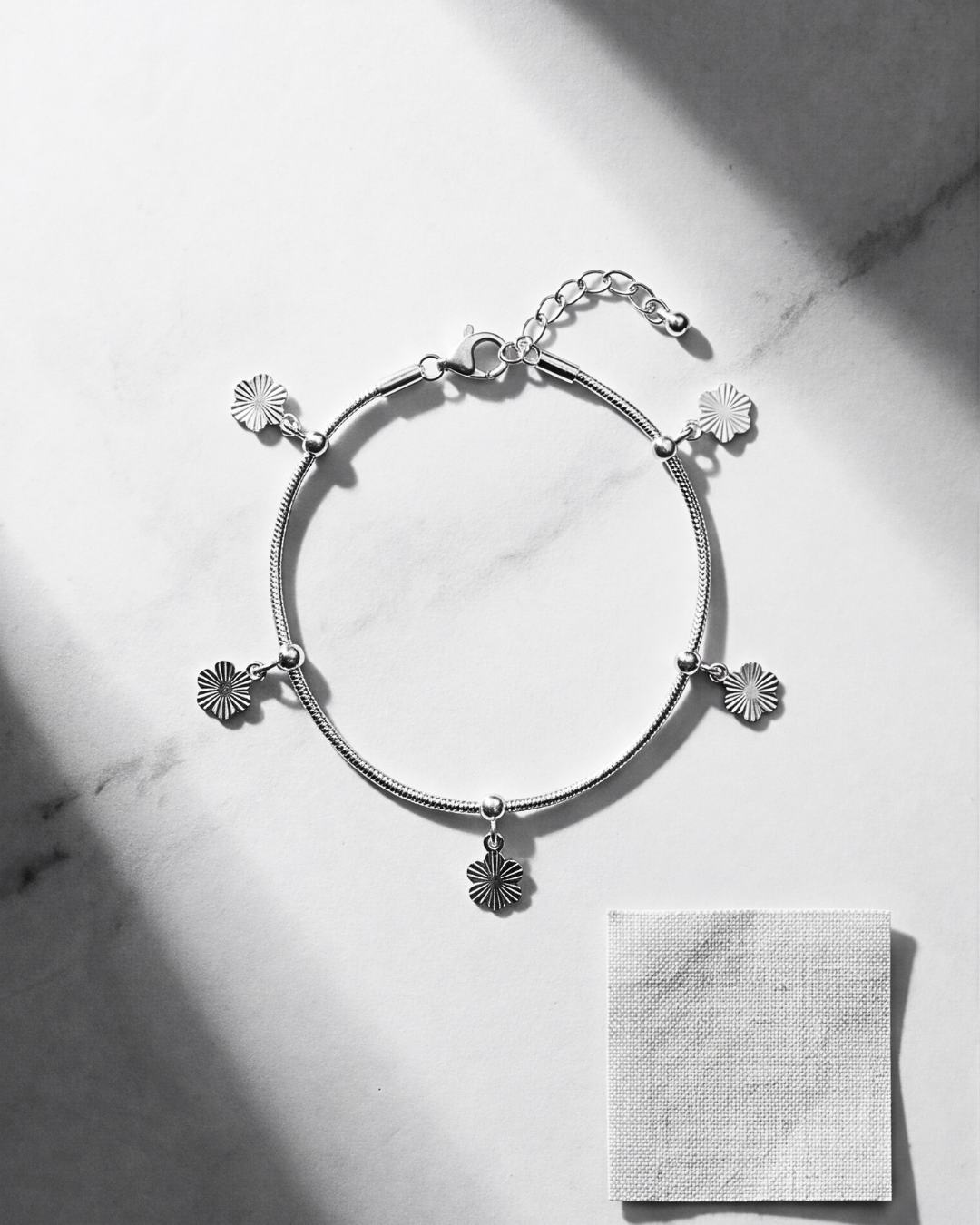 Floral Charm Bracelet