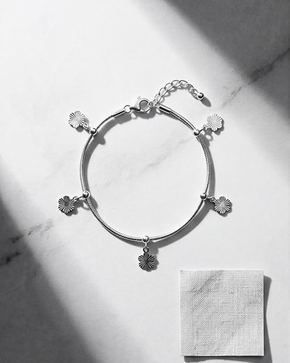 Floral Charm Bracelet