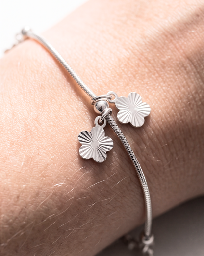 Floral Charm Bracelet