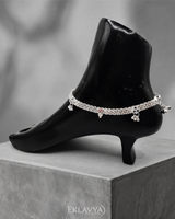 Eklavya Rosabelle Floral Charm Anklet — catalog image 2