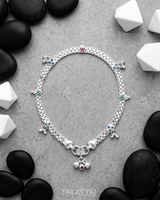 Eklavya Rosabelle Floral Charm Anklet — catalog image 4