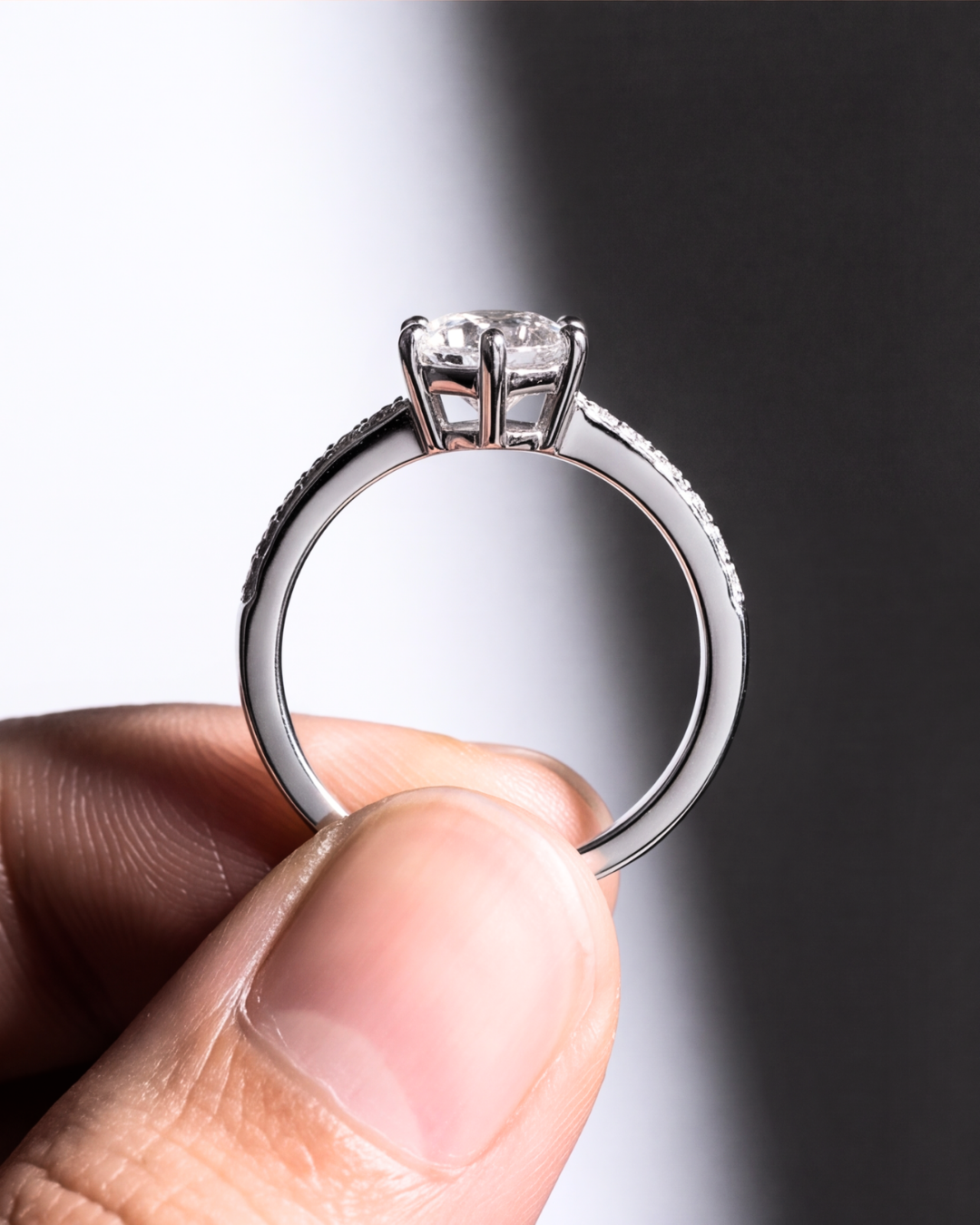 Eklavya Grand Lumière Solitaire Ring — catalog image 3