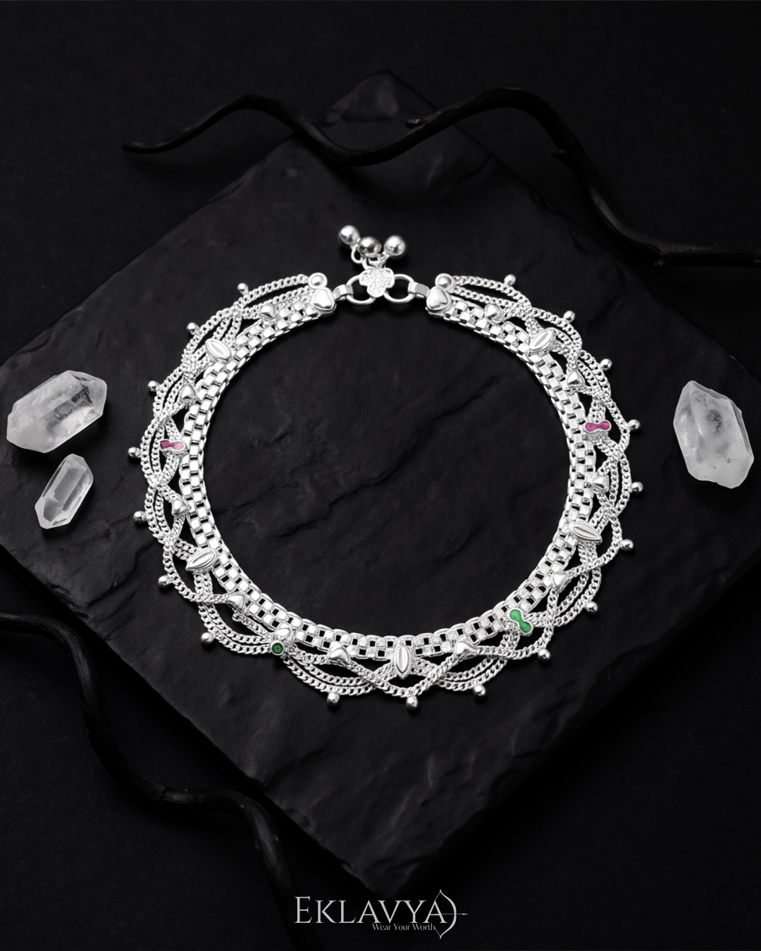 Rajlina Heritage Anklet