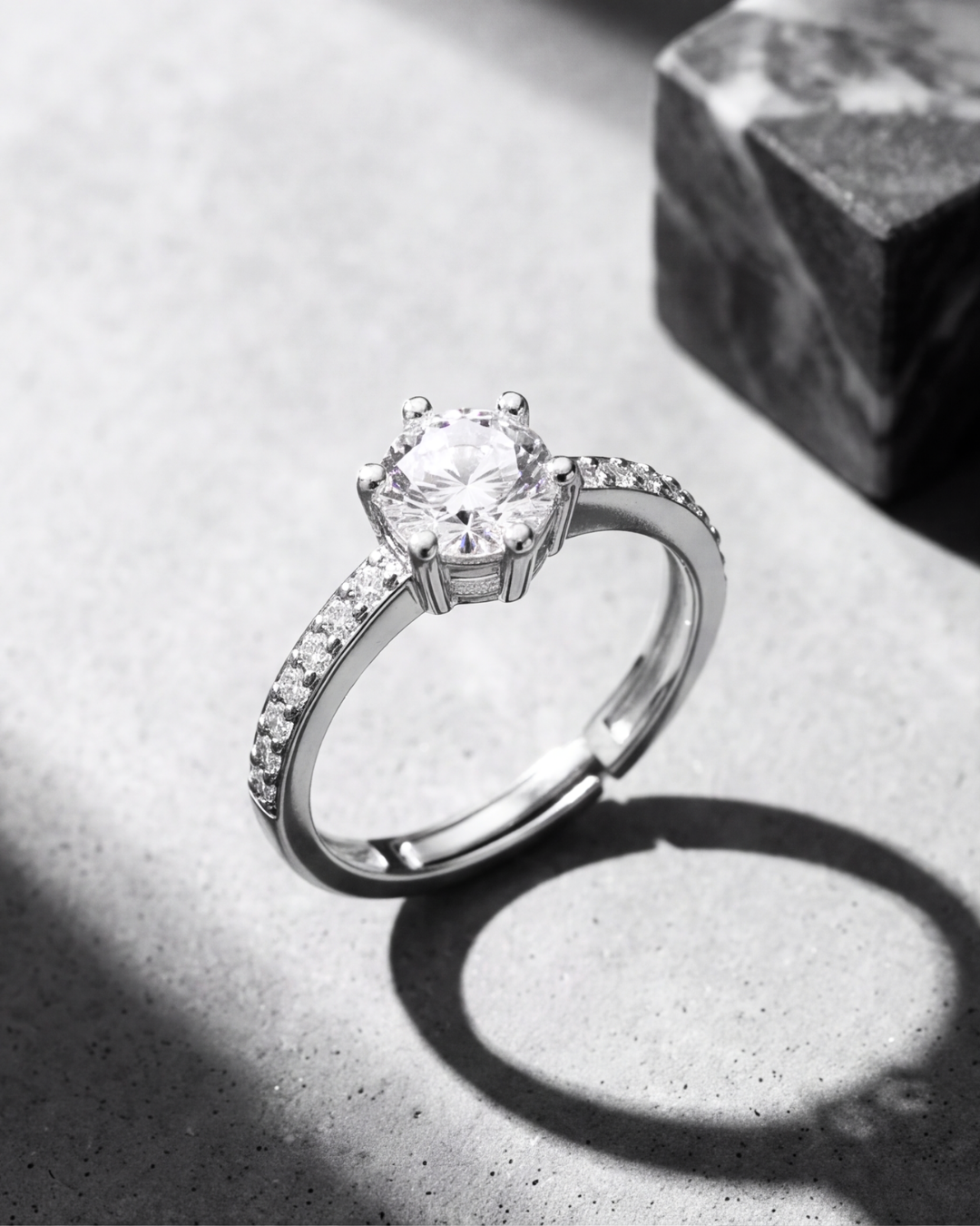 Eklavya Grand Lumière Solitaire Ring — catalog image 4