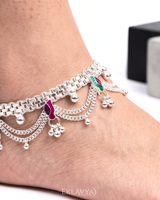 Eklavya Mehera Royale Draped Chain Anklet — catalog image 3