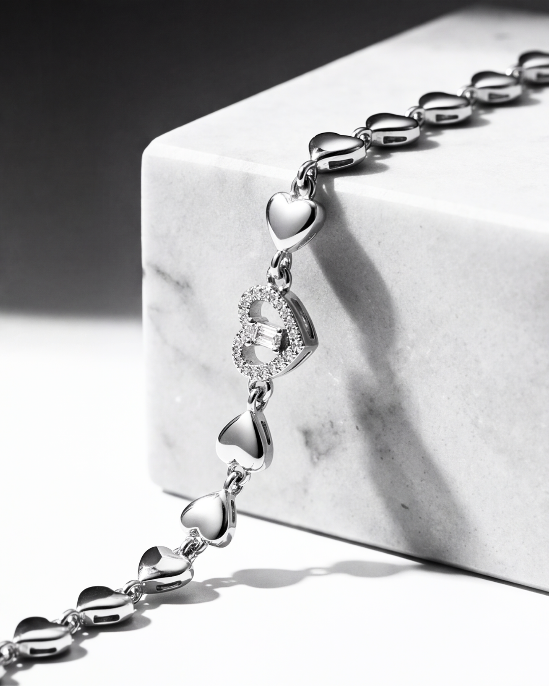 Heartspell Silver Bracelet