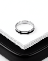 Eklavya Noir Edge Couple Band Ring — catalog image 2