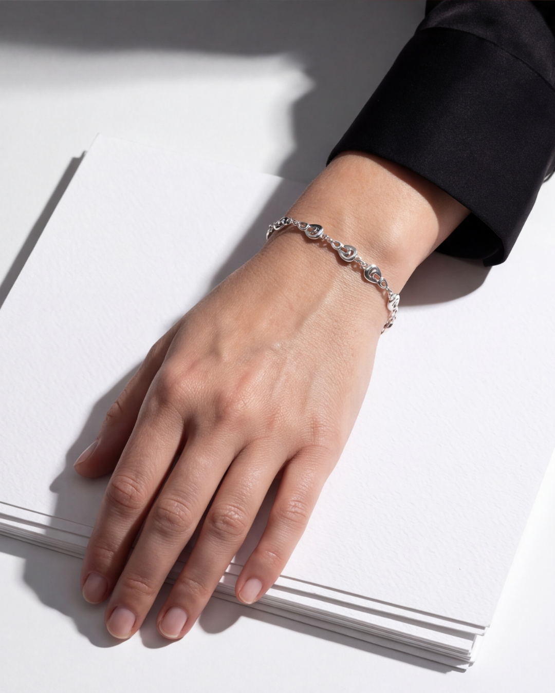 Elysian Heart Silver Bracelet