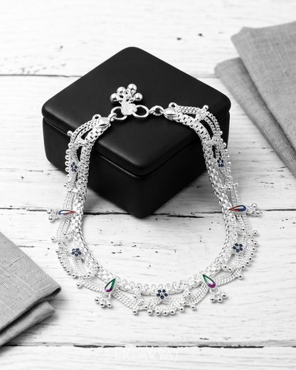 Neelanjana Heritage Anklet