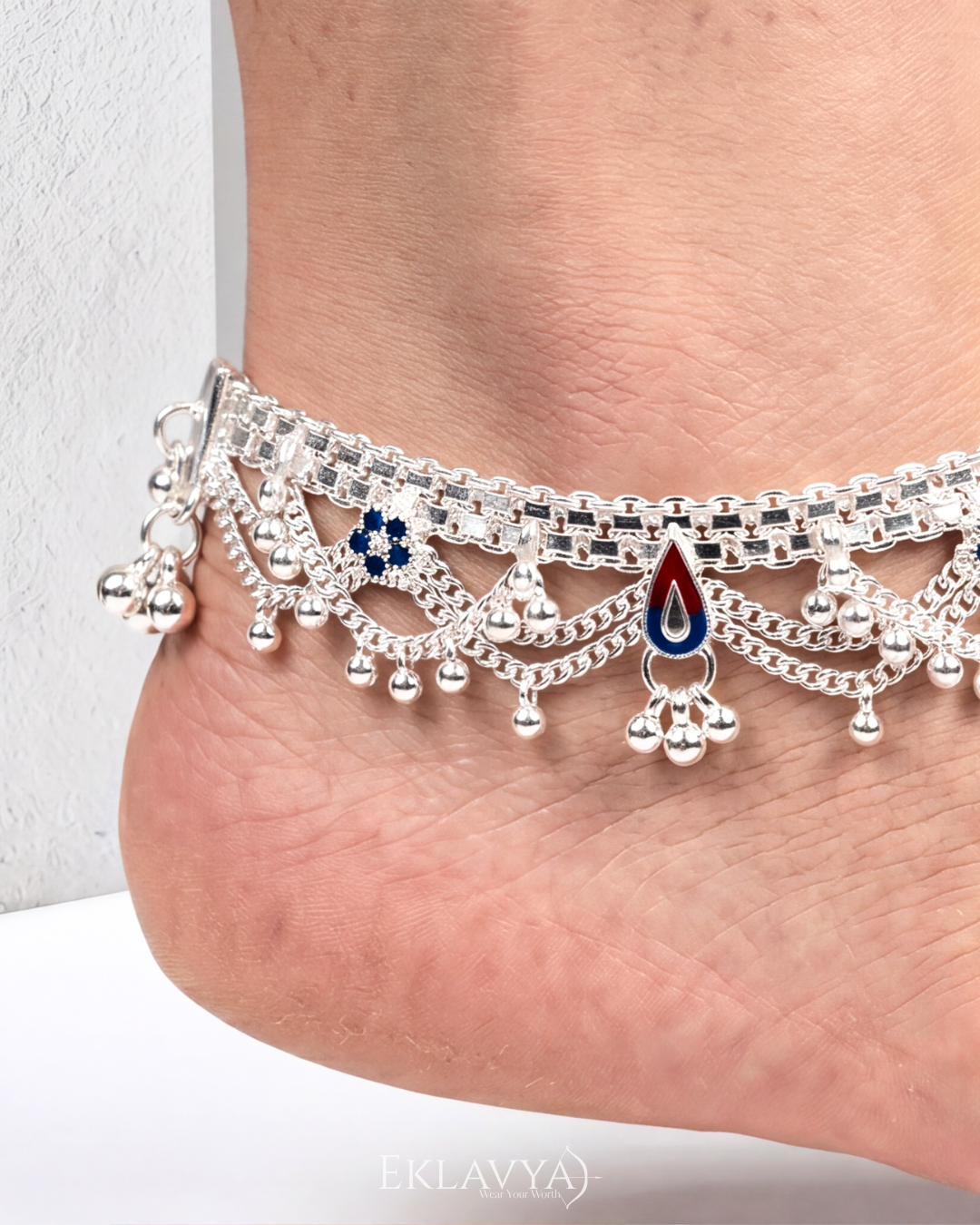 Neelanjana Heritage Anklet