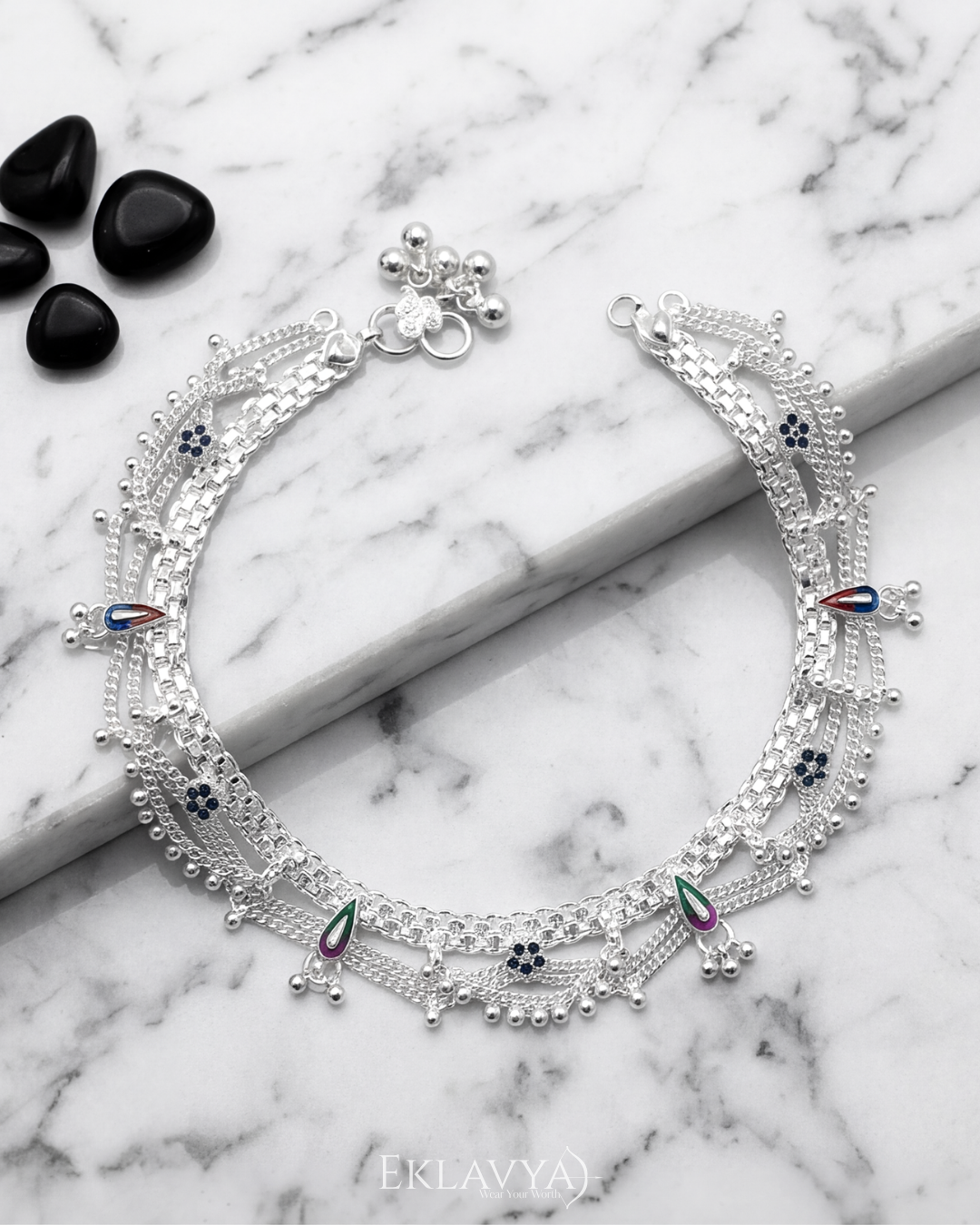 Neelanjana Heritage Anklet