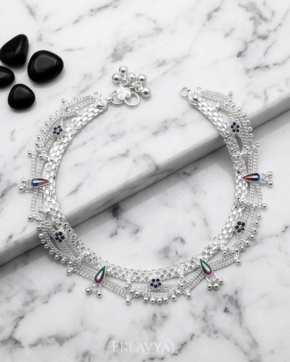 Neelanjana Heritage Anklet
