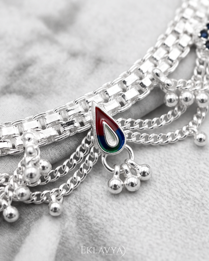 Neelanjana Heritage Anklet