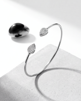 Eklavya Luna Pavé Open Cuff Bracelet — catalog image 2