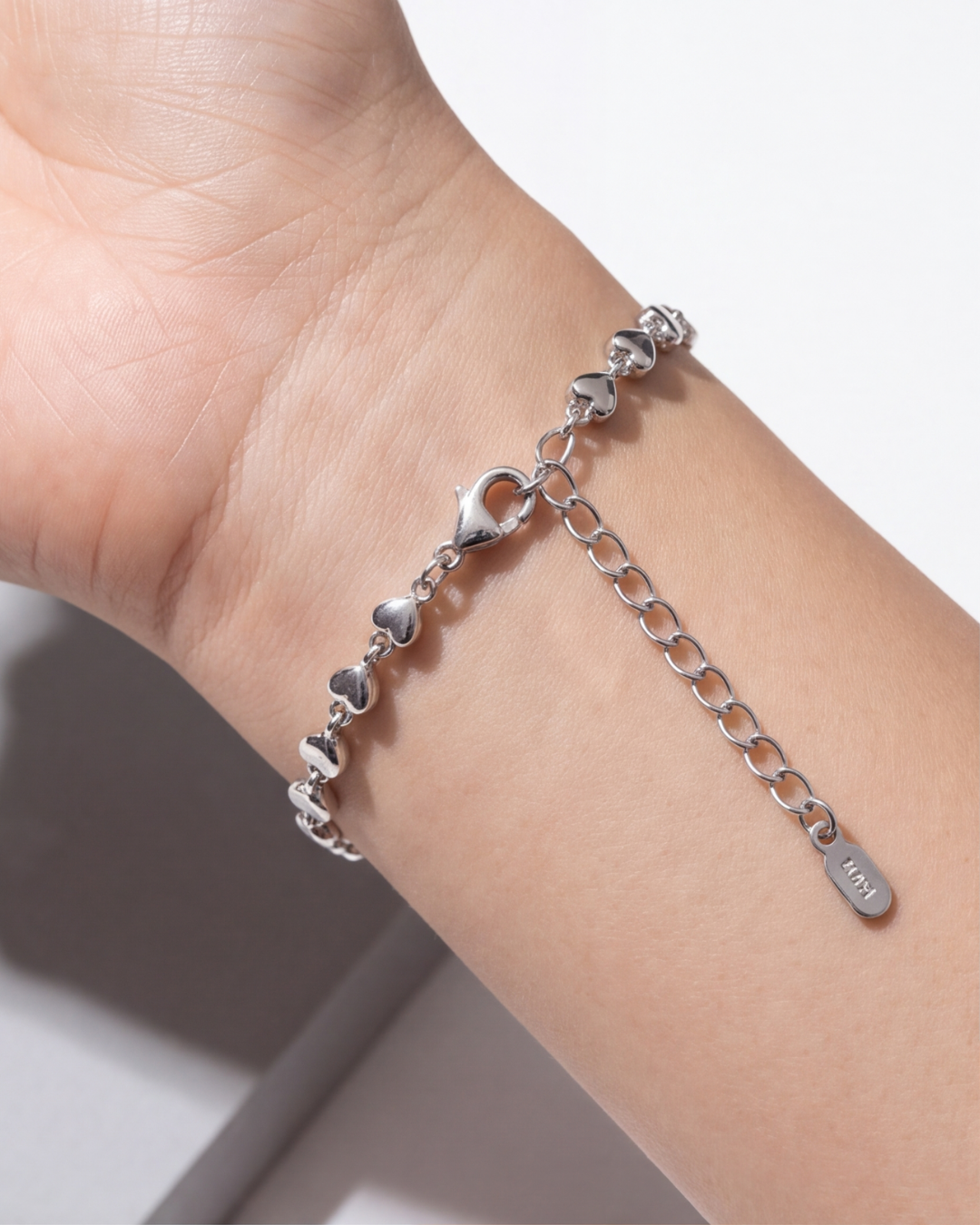 Triple Heart Silver Bracelet