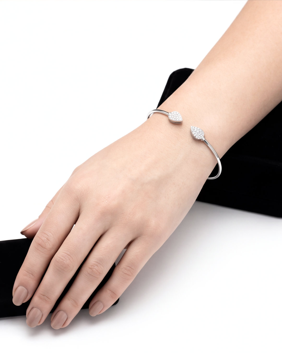 Luna Pavé Open Cuff Bracelet