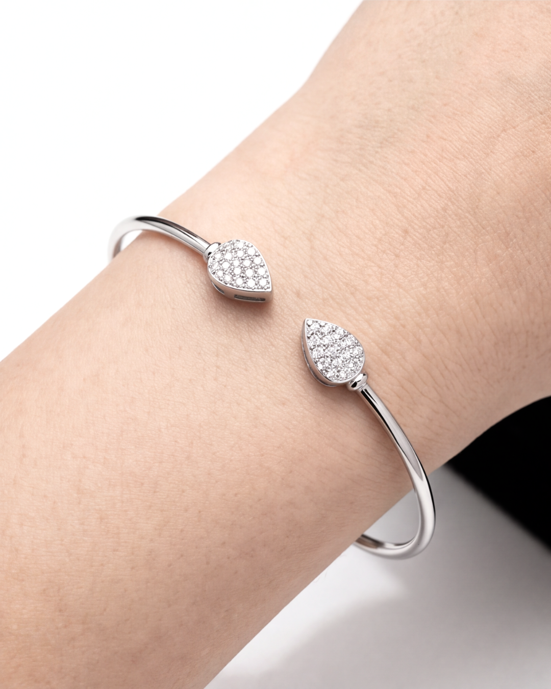 Luna Pavé Open Cuff Bracelet