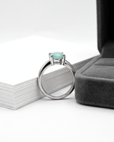 Eklavya Aqua Celeste Solitaire Ring — catalog image 3