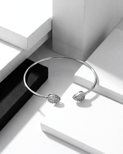 Luna Pavé Open Cuff Bracelet